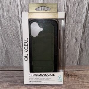iPhone 6.1” - 2024 Grand Advocate Two-Layer Defense + Kickstand Army Green